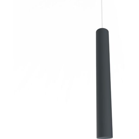 LUMICOM  ROND Sospensione, 1X GU10, max 42W, metallo, antracite, H.40cm