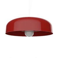 LUMICOM TUZZI Sospensione, 1xE27, max 42W, metallo, rosso lucido, D.50cm
