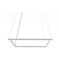 LUMICOM FRAME Sospensione, STRIP LED, 46W/m, 3000K, metallo, grigio, L60cm