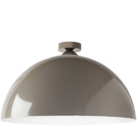 LUMICOM CASSIS Plafoniera, 1XE27, max 42W, metallo, grigio tortora/bianco, D40cm