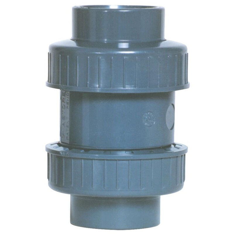 Clapet Anti-Retour PVC 50 Mm Transparent – Horizontal Ou Vertical, Anti-Refoulement Égouts Facile à Poser