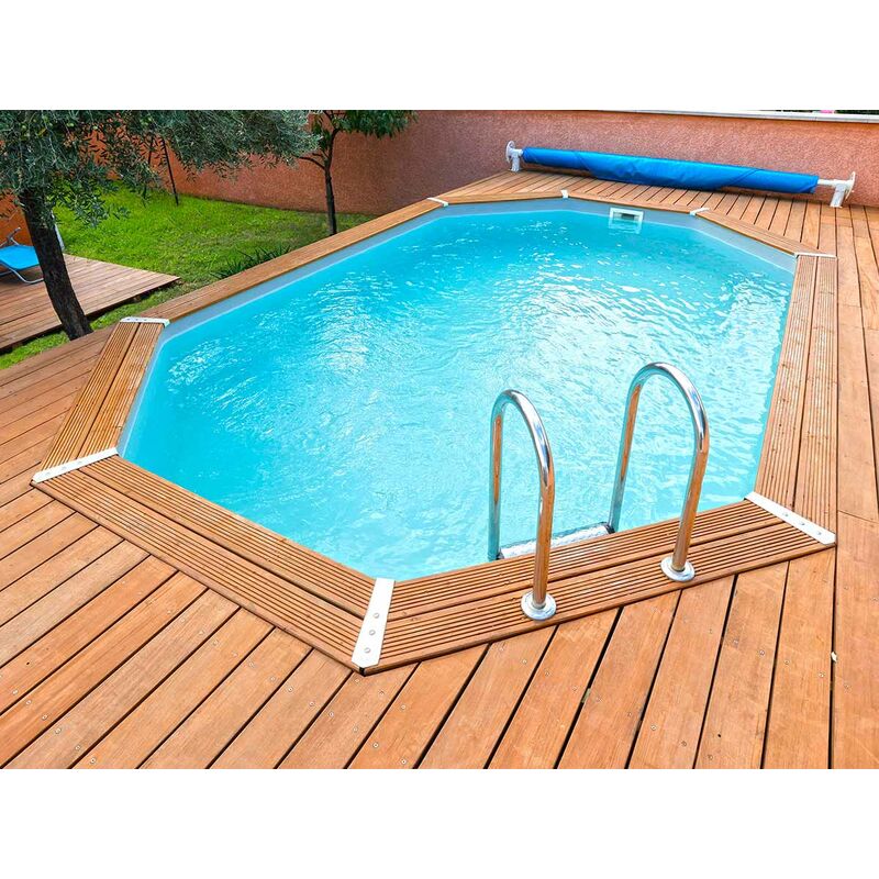 Piscine Ubbink Azura 4,10 X H 1,20m + Bâche à bulle