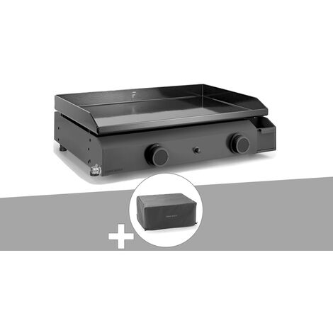Plancha gaz Base 60 acier avec housse - Forge Adour