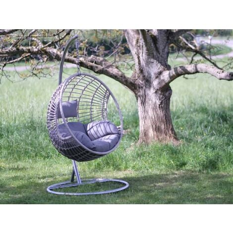 Fauteuil suspendu London Gris - Jardideco