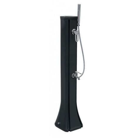 Poolstar – Douche solaire 23L en polyéthylène HD – Hauteur 119 cm – Raccordement simple au tuyau – Mitigeur intégré pour eau chaude/froide - GO 23 L