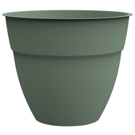 EDA – Pot de fleur rond 70 cm – Hauteur 61,8 cm – Réserve d'eau – Polypropylène – Résistant aux UV et au gel – Pour intérieur et extérieur (1/3)