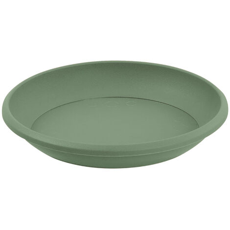 EDA – Soucoupe pour pot Ø55 cm – Compatible avec pot Ø70 cm – Polypropylène vert laurier – Certifié origine France garantie