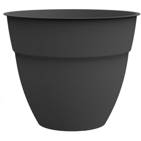 EDA – Pot à réserve d'eau OSAKA gris anthracite – Diamètre 70 cm – Hauteur 61,8 cm – Litrage 165 L – Polypropylène résistant aux UV