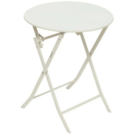 Table ronde pliante Greensboro 2p argile Hespéride