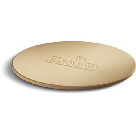 Napoleon – Pierre à pizza ronde 37,5 cm – Accessoire de four à pizza – Cuisson homogène et croustillante – Texture poreuse pour pâte parfaite