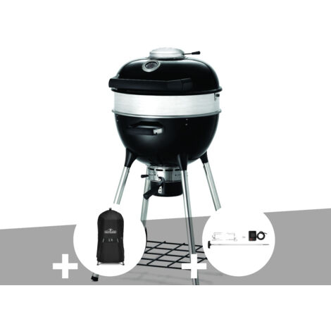 Barbecue à charbon Charcoal Kettle Pro 47 cm + Housse pour barbecue à charbon Kettle Pro 47 cm + Rôtissoire - Napoleon
