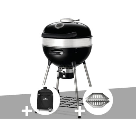 Barbecue à charbon Charcoal Kettle Pro 57 cm + Housse de protection + Lot de 2 paniers à charbon - Napoleon
