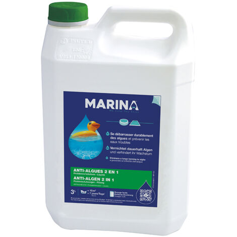 Anti-algues 2 en 1 liquide 3 L - Marina