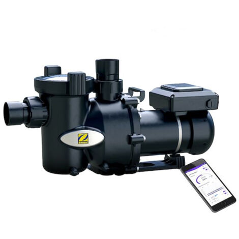 Zodiac – Pompe de filtration à vitesse variable 23 m³/h – Puissance 1,0 CV – Moteur synchrone silencieux – Compatible eau douce et salée - E30iQ (1/5)