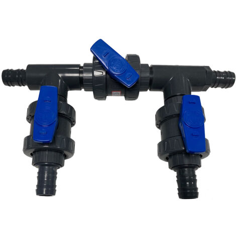 Kit by-pass Ø 32/38/50 mm pour pompe à chaleur – Raccords PVC flexibles – Compatible avec tous les systèmes de chauffage – Aquazendo