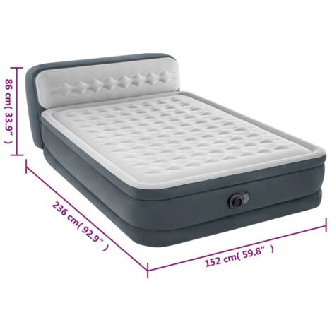 Matelas gonflable Ultra Plush Headboard 2 places - Intex