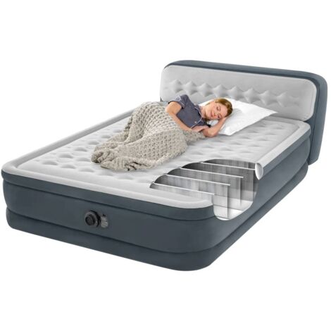 Matelas gonflable Ultra Plush Headboard 2 places - Intex