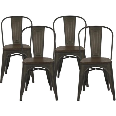 Chaise en métal Tilo - Pomax (1/4)
