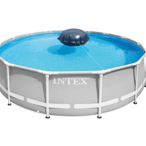 Intex – Coussin d'air pour bâche de piscine – Évite l'accumulation d'eau – Facile à gonfler – Inclus : 4 cordes – Convient jusqu'à 7.32 m