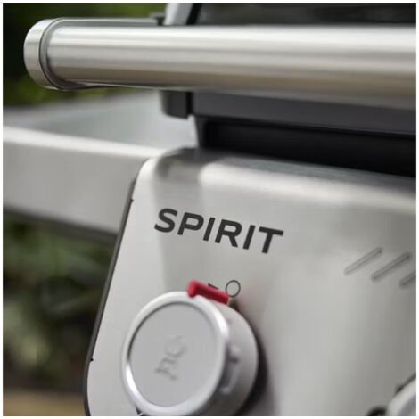 Barbecue à gaz Spirit E-410 + Set d'accessoires clipsables Weber Works + Kit de préparation et de service - Weber