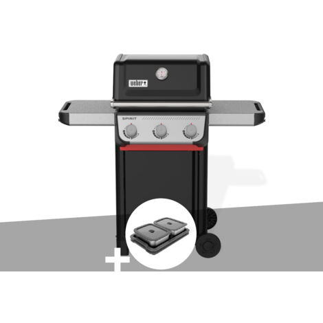 Barbecue à gaz Spirit E-310 + Kit de préparation et de service - Weber