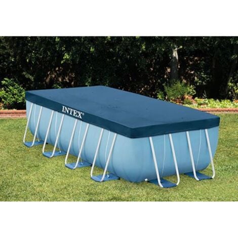 Bâche de protection pour piscine tubulaire rectangulaire 4,00 x 2,00 m - Intex