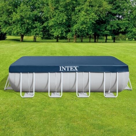 Bâche de protection pour piscine tubulaire rectangulaire 4,00 x 2,00 m - Intex