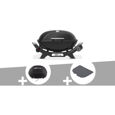 Barbecue à gaz Q 2100N noir + Housse + Plancha (1/2) - Weber (1/5)