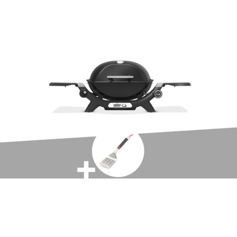 Barbecue à gaz Q 1200N noir + Spatule - Weber (1/5)