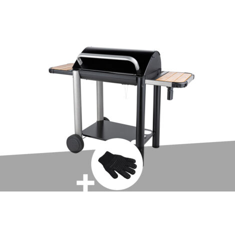 Barbecue charbon Vulcano 3000 + Gant de protection - Somagic (1/2)