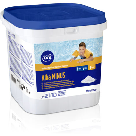 GRE – Correcteur d'alcalinité 5 kg – Granulés pour régulation pH – Pour piscine – Améliore la qualité de l'eau