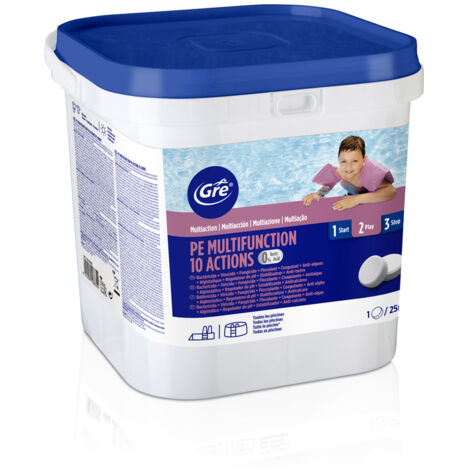 Chlore 10 actions sans acide borique 5 kg - Gré (1/2)