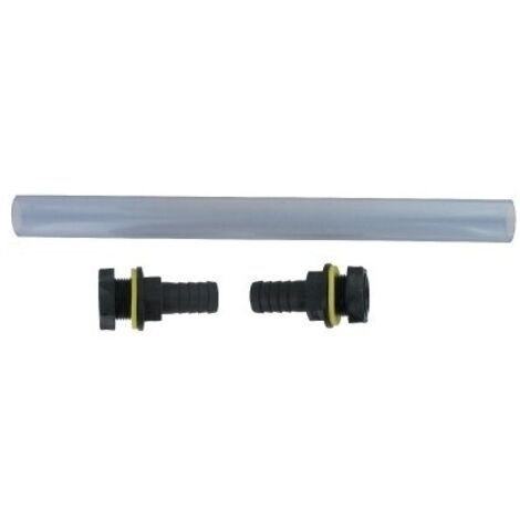 EDA – Kit de jumelage universel pour cuves de récupération d'eau – 2 embouts 3/4 gaz – Joints et écrous inclus – Installation facile