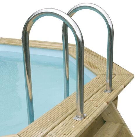 Piscine bois Sunwater 4,90 x 3,00 x 1,20 m - Liner bleu - Ubbink
