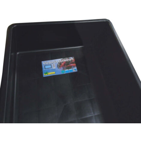 Ubbink – Bassin préformé rectangulaire 225 L – Dimensions 106,5 x 72,5 x 30,5 cm – Polyéthylène résistant aux UV – Surface 0,75 m²