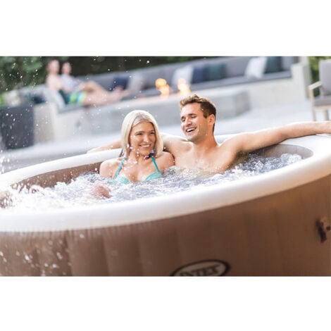Spa gonflable Intex PureSpa Sahara Energie + 4 places avec Couverture Thermique