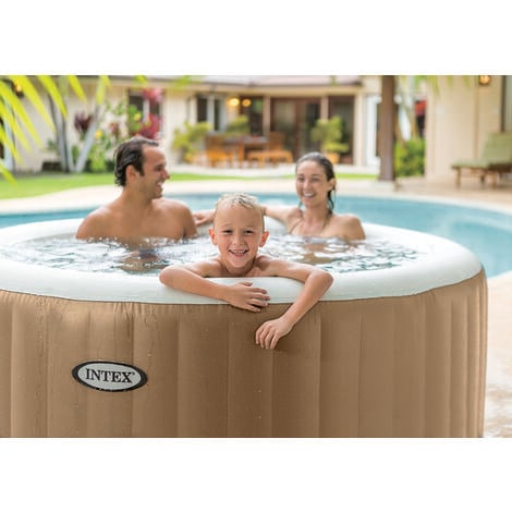 Spa gonflable Intex PureSpa Sahara Energie + 4 places avec Couverture Thermique