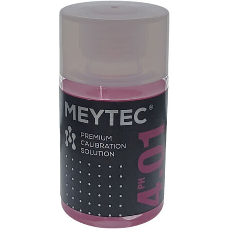 Solution d'étalonnage pH 4.01 flacon de 60ml - MEYTEC
