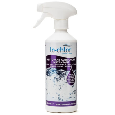 Nettoyant cartouche instantané 500 ml – Élimine débris et huiles – Formule renforcée pour nettoyage rapide – LCC5000544 – Lo-Chlor