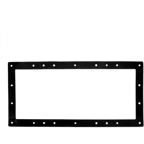 Hayward – Lot de 2 joints de bride pour piscine – Grande meurtrière – Diamètre extérieur 45.5 cm – Diamètre intérieur 40 cm – Noir