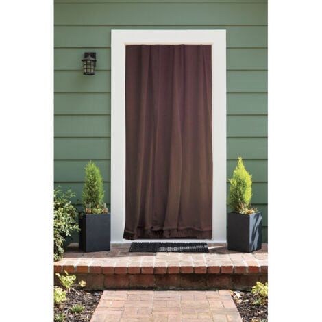 Rideau De Porte Anti-Insectes Ultra-Résistant Crème 80cm - Pour Porte Britannique Standard