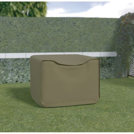 Nortene – Housse de protection pour fauteuil 1 place – Taupe – 95 x 95 x 70 cm – Polyester enduit PU déperlant – Fixation taquet coinceur
