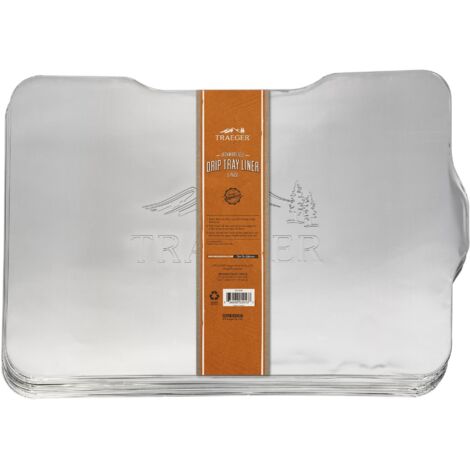 Lot de 5 plaques aluminium de récupération des graisses pour barbecue à pellets Ironwood 650 - Traeger (1/3)