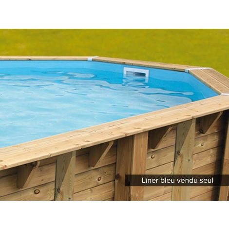 Liner seul Bleu pour piscine bois SunWater Ø 3,60 x 1,20 m - Ubbink - Bleu