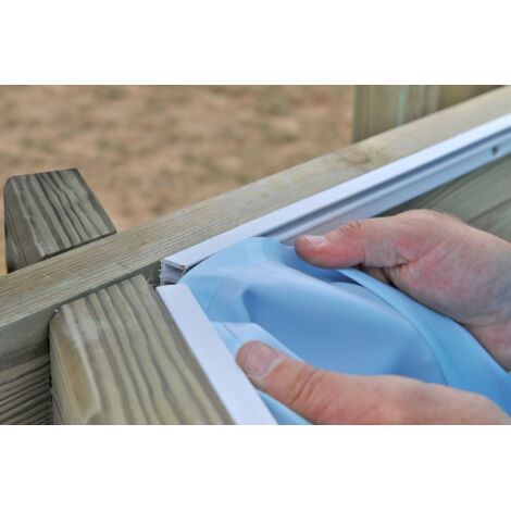 Liner piscine bleu 50/100 pour bois ronde – Compatible Gré Vanille 2 – Épaisseur 50/100 – Garantie 2 ans – Sunbay (1/5)
