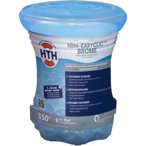 Hth - Mini EASYCLIC BROME - Diffuseur flottant 4-10m³ (avec présentoir) - 350g - 00251408