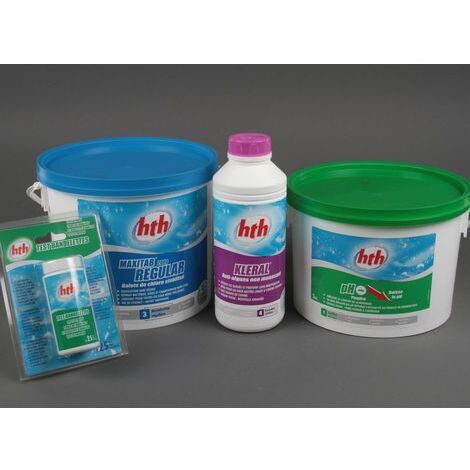 Kit de traitement complet au chlore (0-20 m³) - HTH (1/2)