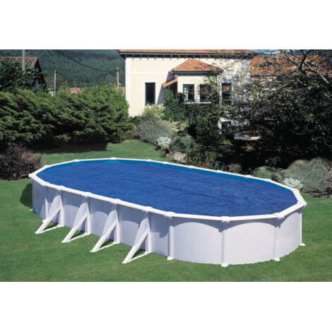 Bâche à bulles 400 microns pour piscine acier ovale 9,15 x 4,70 m - Gré
