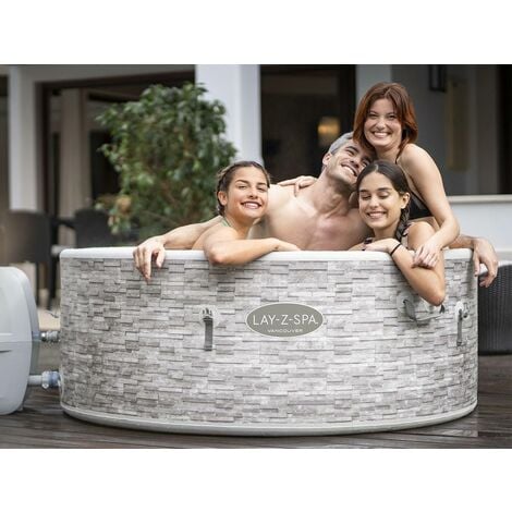 Spa gonflable Lay-Z-Spa Vancouver rond Airjet Plus 3/5 places - Bestway