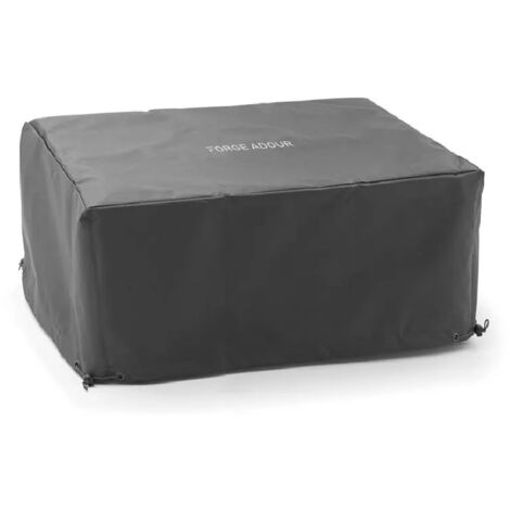 Forge Adour – Housse de barbecue et plancha 68 x 56 x 26 cm – Polyester tissé étanche et ignifugé – Résistante aux UV – Cordon de serrage pour fixation (1/5)
